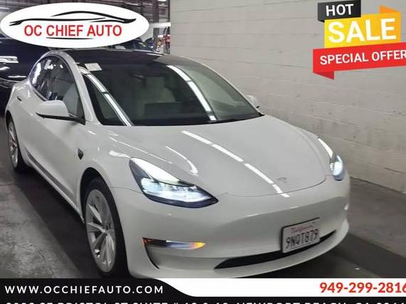 TESLA MODEL 3 2022 5YJ3E1EB5NF293594 image